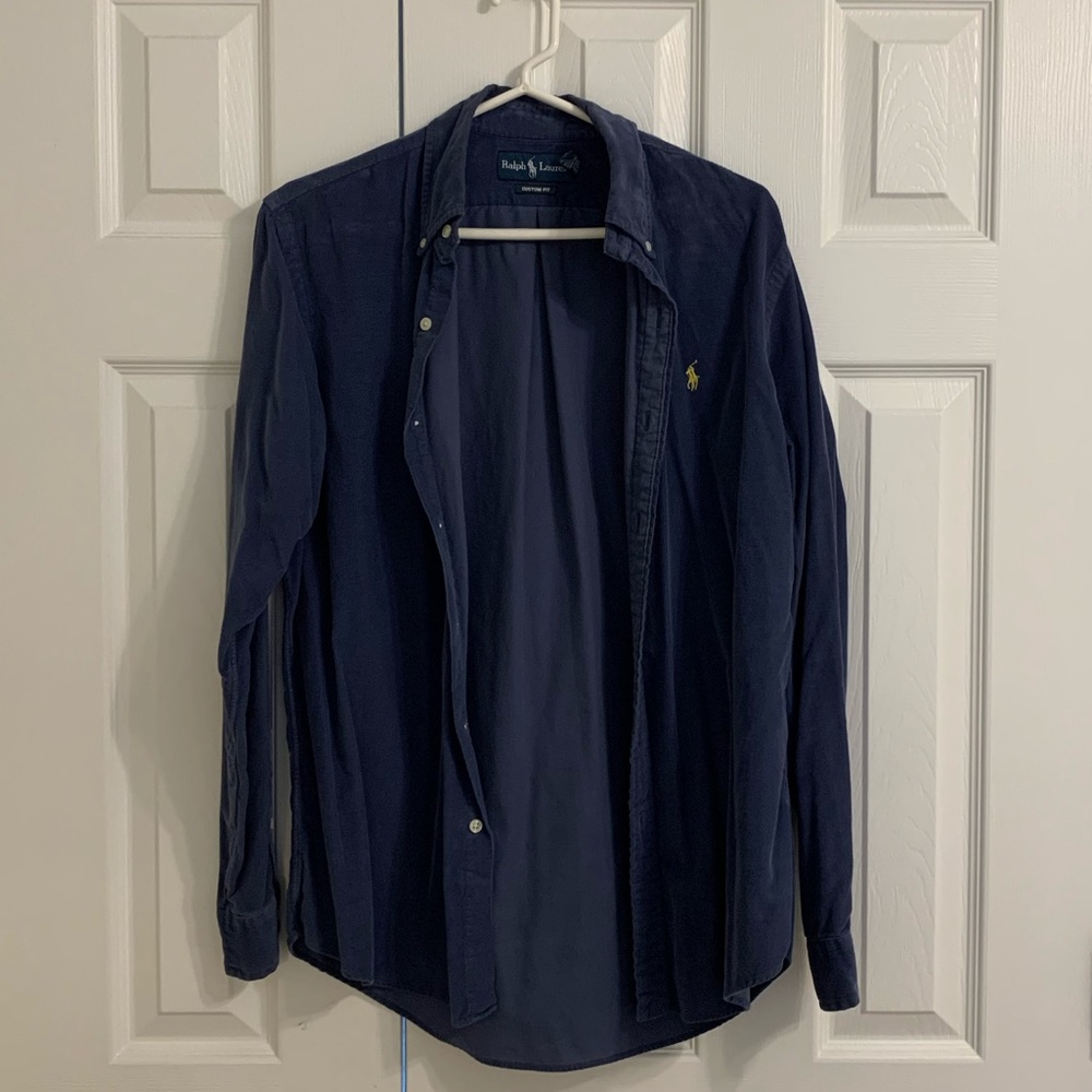 Ralph Lauren Corduroy Polo Button Up Shirt